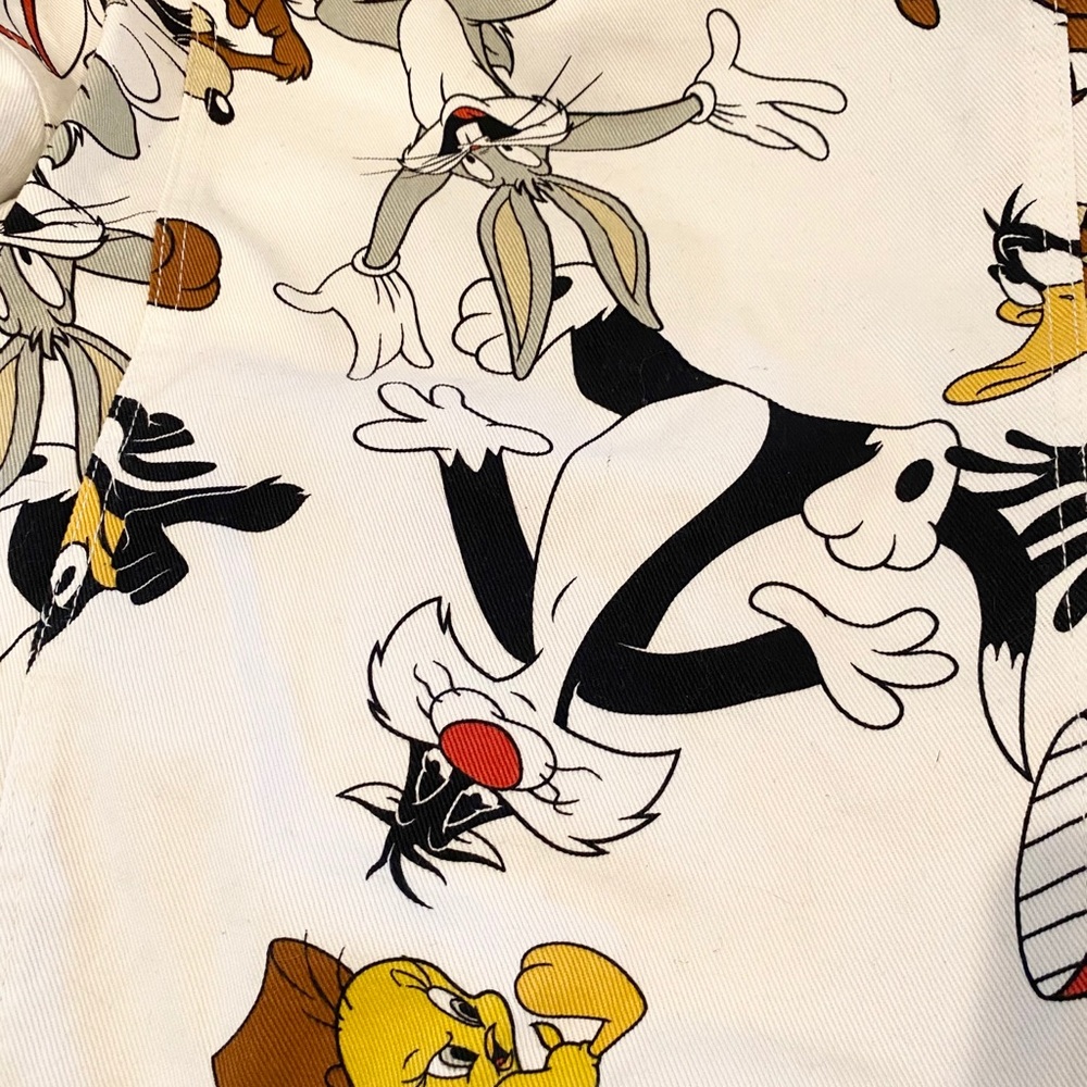 Looney Tunes Denim Jacket Sz M - Picture 6 of 7